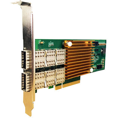 40 Gigabit Infiniband Pcie Card Cổng kép quang NIC Pci Express Network Adapter