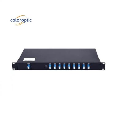 8 kênh WDM Mô hình CWDM MUX với đầu nối LC cho mạng truy cập