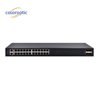 High Performance Layer 3 Core Network Switch với 24 cổng 4 * 10G SFP + cổng