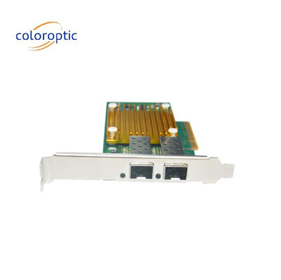 10G Cổng kép Infiniband Pcie Card NIC quang học Pci Express 3.0 Pcie Gigabit Card