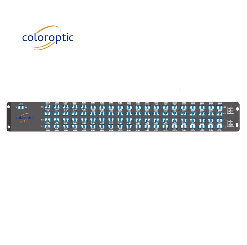 AAWG 96 kênh WDM mô hình hai chế độ duy nhất sợi 50GHz DWDM hệ thống WDM