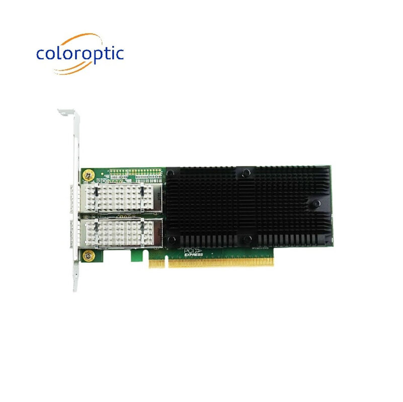 PCIe X16 Cổng kép QSFP28 Ethernet Network Adapter 100G Intel E810